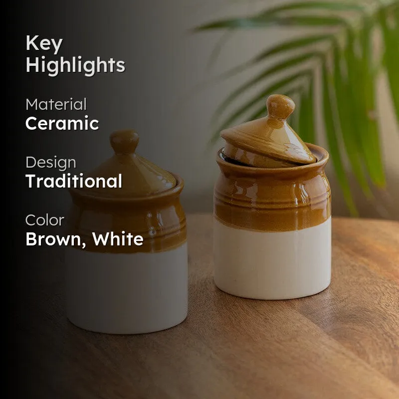 Bharni Condiment Jar (540 Ml) - Set Of Two media 2