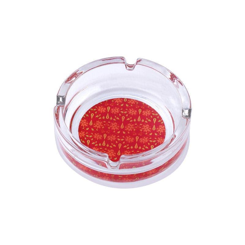 Magnate Mughal Floral Ashtray - Red media 3