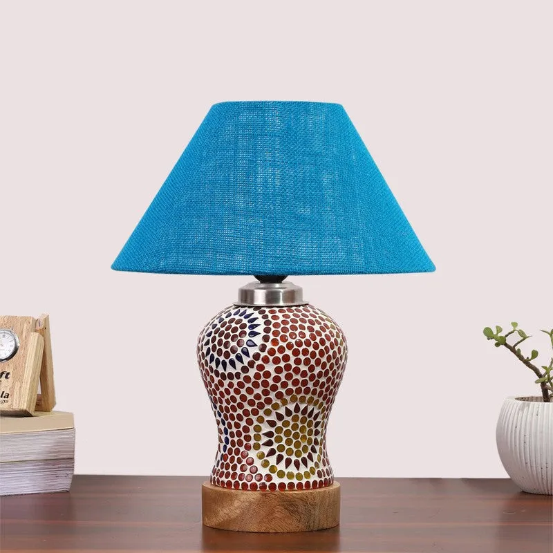 Loomex Wooden Table Lamp - Multicolor media 4