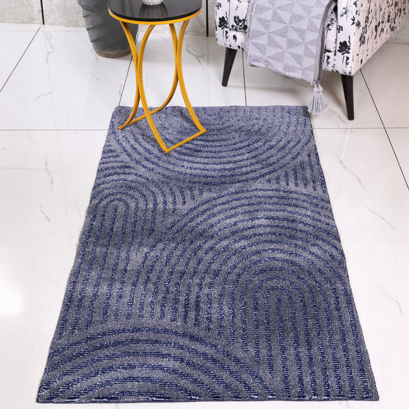 Aneeta Soft Pile Anti-Skid Carpet - Blue media 3
