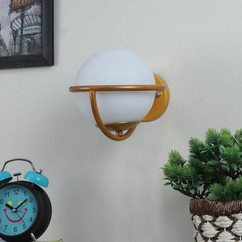Anubi Moon LED Glass & Metal Wall Lamp media 3