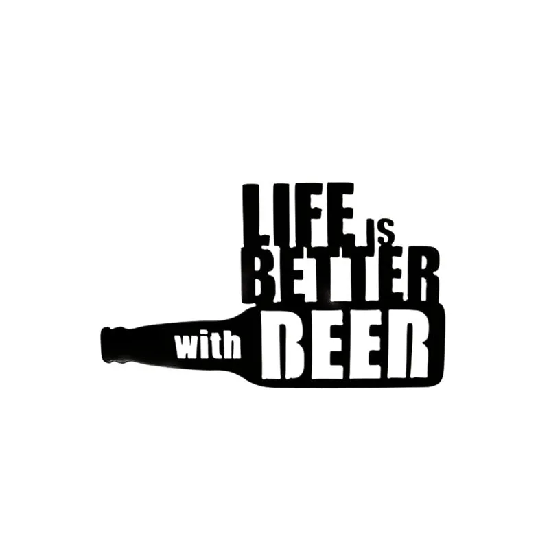 Life Is Better With Beer Black Iron Wall Accent media 3