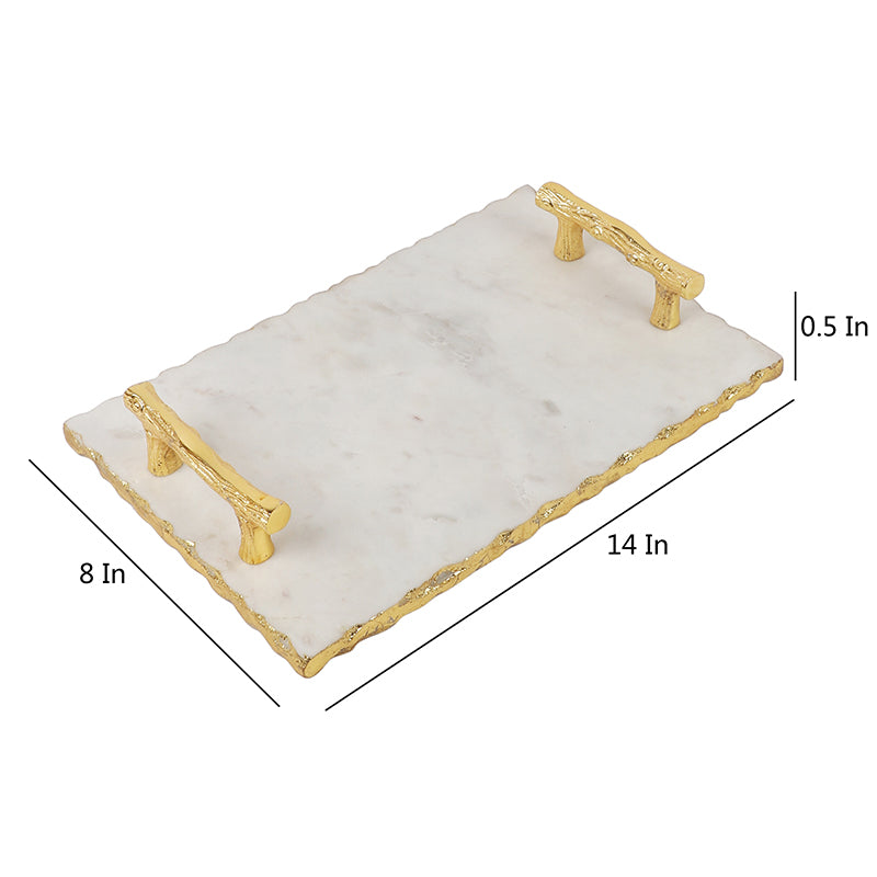 Carrara Luxe Marble Platter media 6