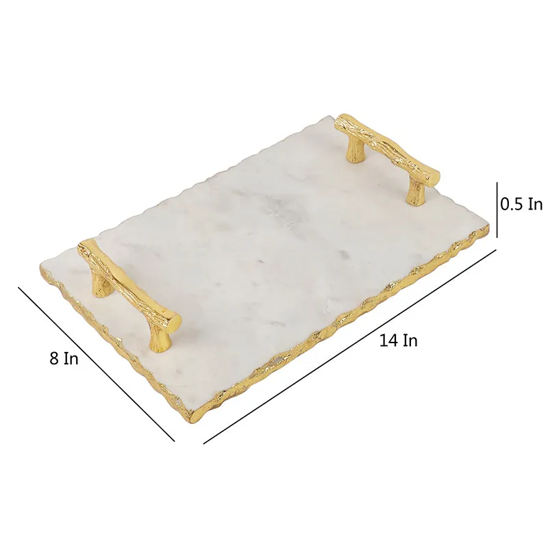 Carrara Luxe Marble Platter media 6
