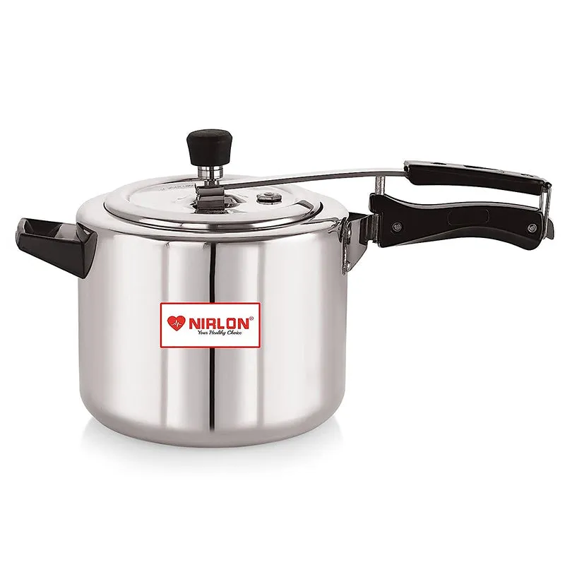 Nirlon Pressure Cooker - 5000 mL/ 10 Inches media 6