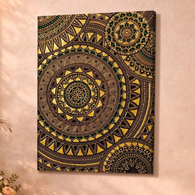 Mandala Vastu Canvas Wall Art & Paintings media 4