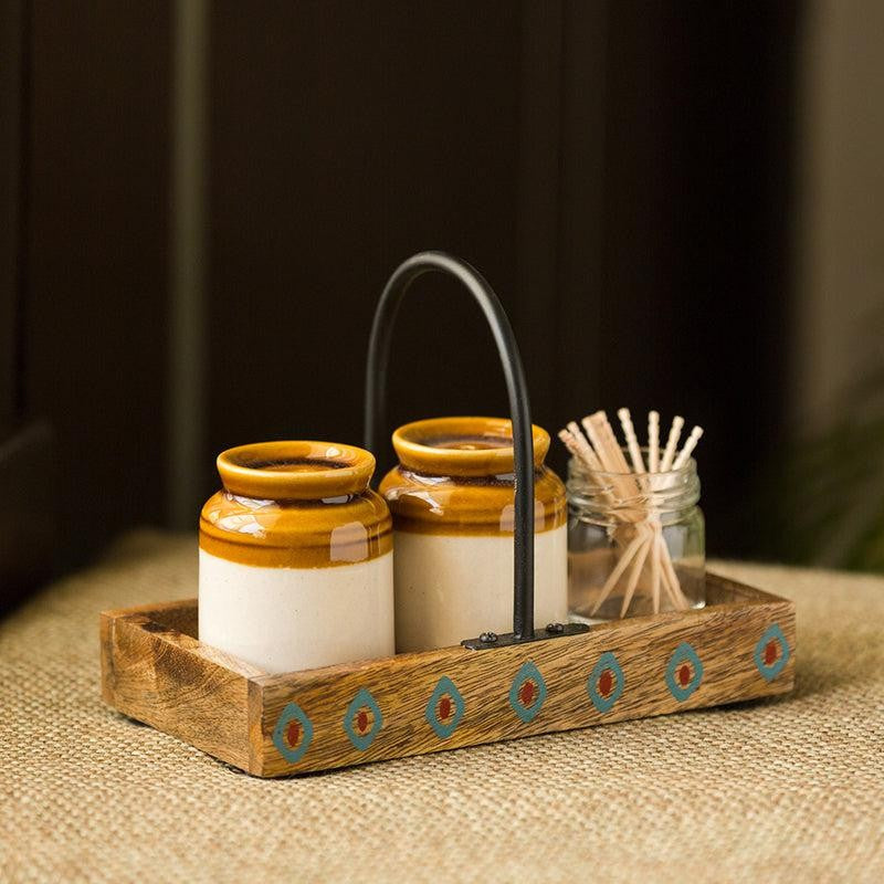 Bharni Salt & Pepper Shaker Set - Four Piece set
