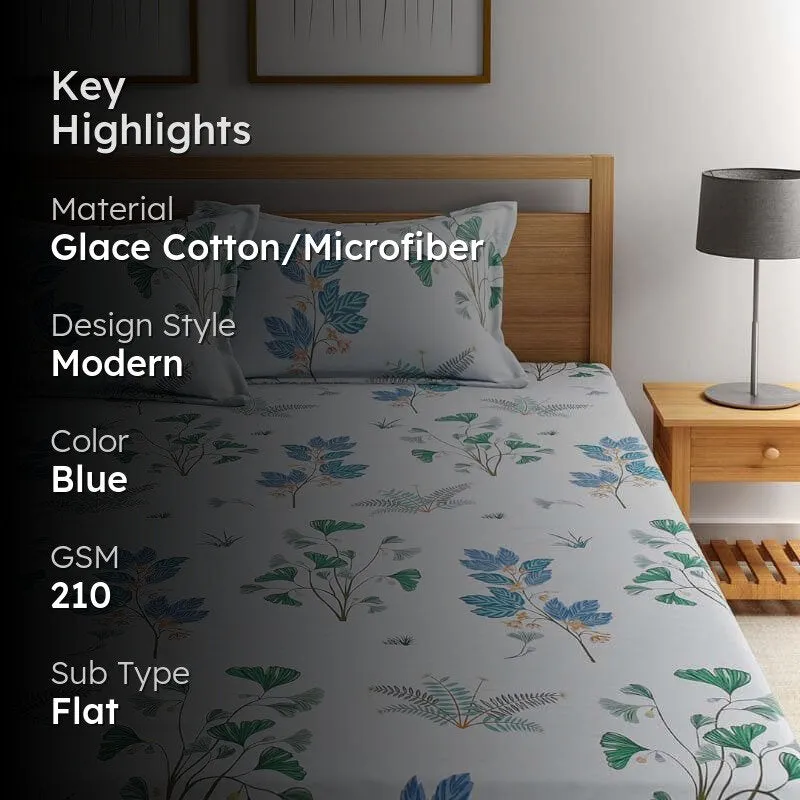 Raina Florin Microfiber Bedsheet - 210 GSM media 2