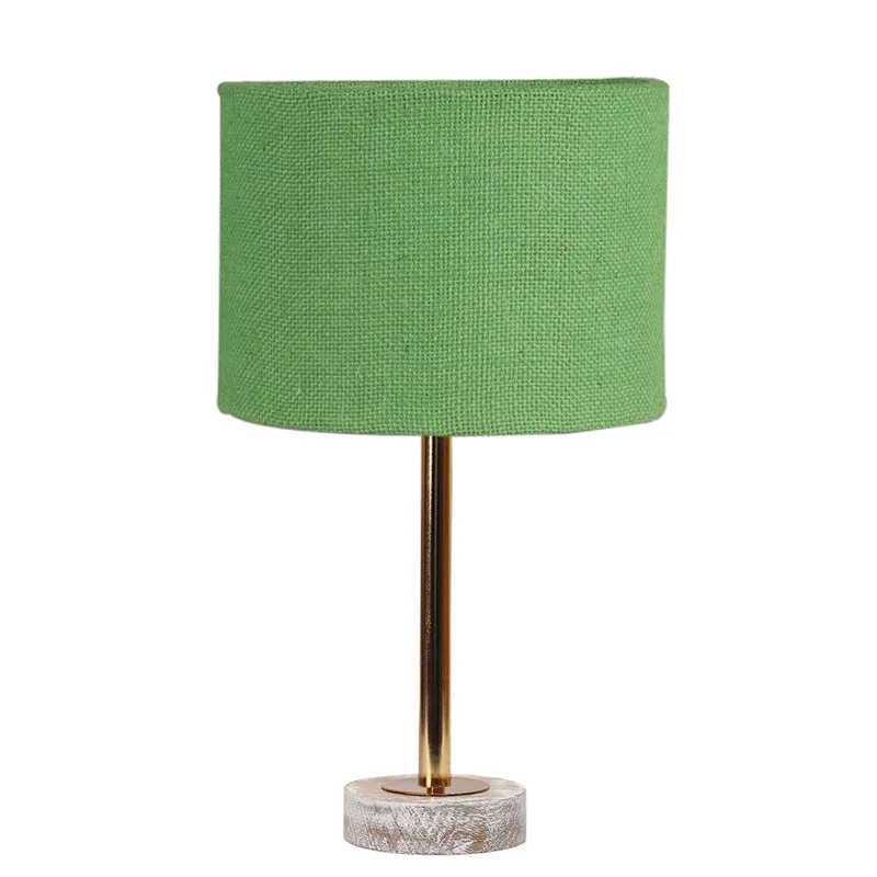 Sienna I Rodin Wooden Table Lamp - Green,Gold,White media 4