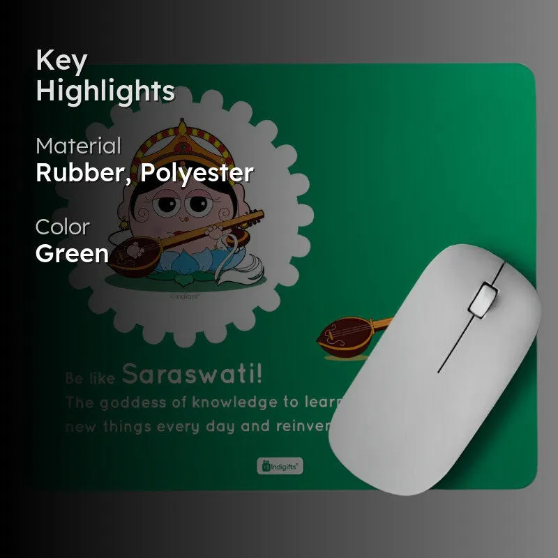Whimsy Cute Saraswati Mouse Pad media 2