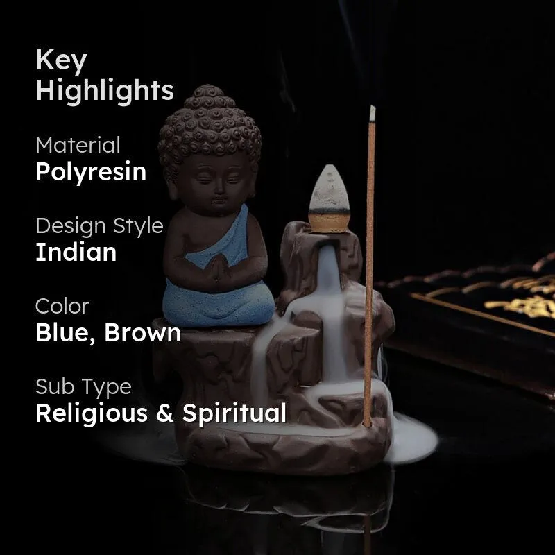 Little Budha Smoke Fountain - Blue media 2