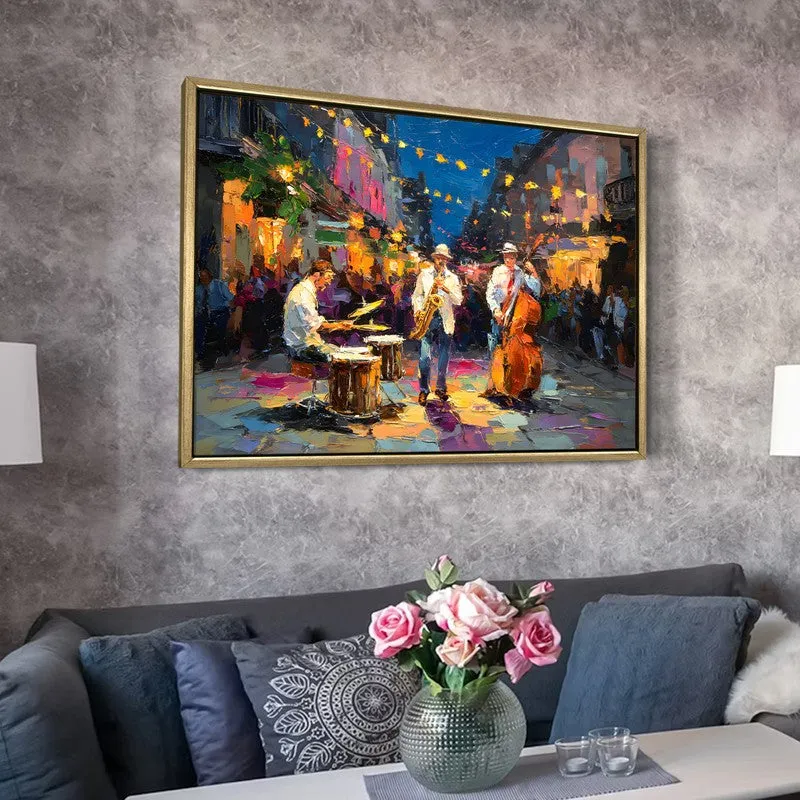Melody Canvas Wall Painting With Frame media 6