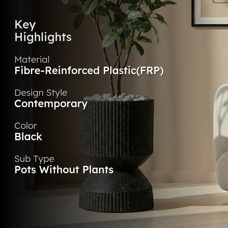 Alvora Floor Planter - Black - 2