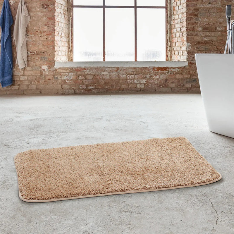 Helen Anti Skid Bath Mat & Contour Mat (Beige) - Two Piece Set media 3