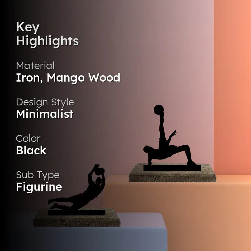 Basketball Duo I Showpiece - Set Of Two media 2