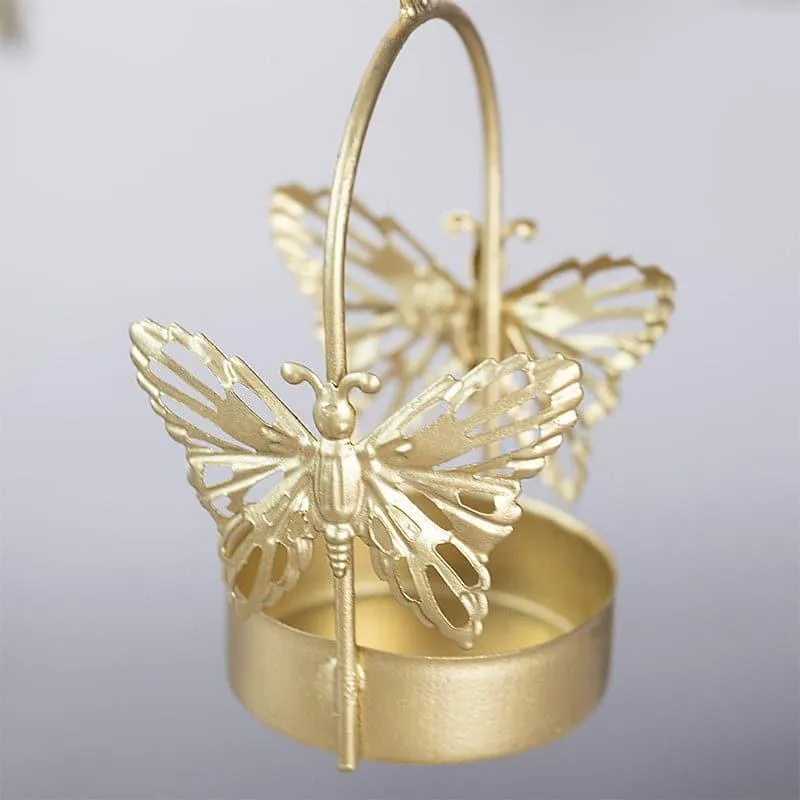 Kisha Butterfly Tealight Candle Holder media 4