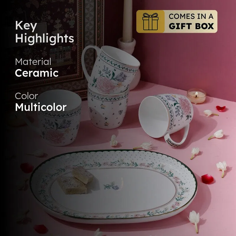 Magique by The Wishing Chair Emerald Ribbon Celebrations Mugs & Platter With Giftbox - Five Piece Set media 2
