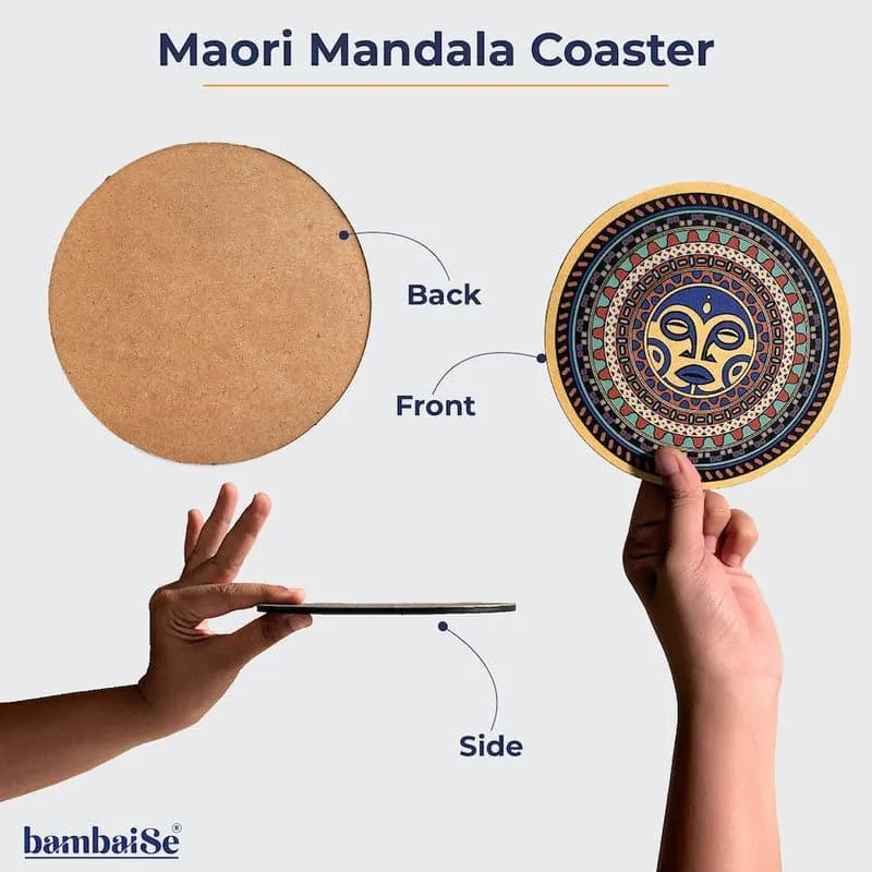 Mantra Maori Mandala Trivet - Set Of Four media 6