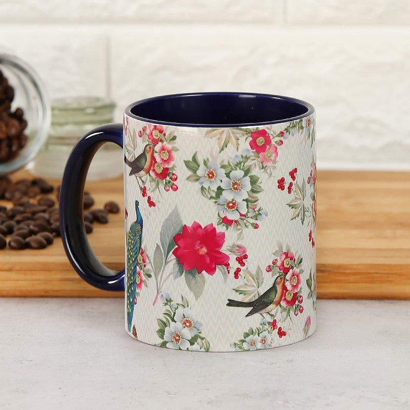 India Circus Feathered Garden Coffee Mug (325 mL)