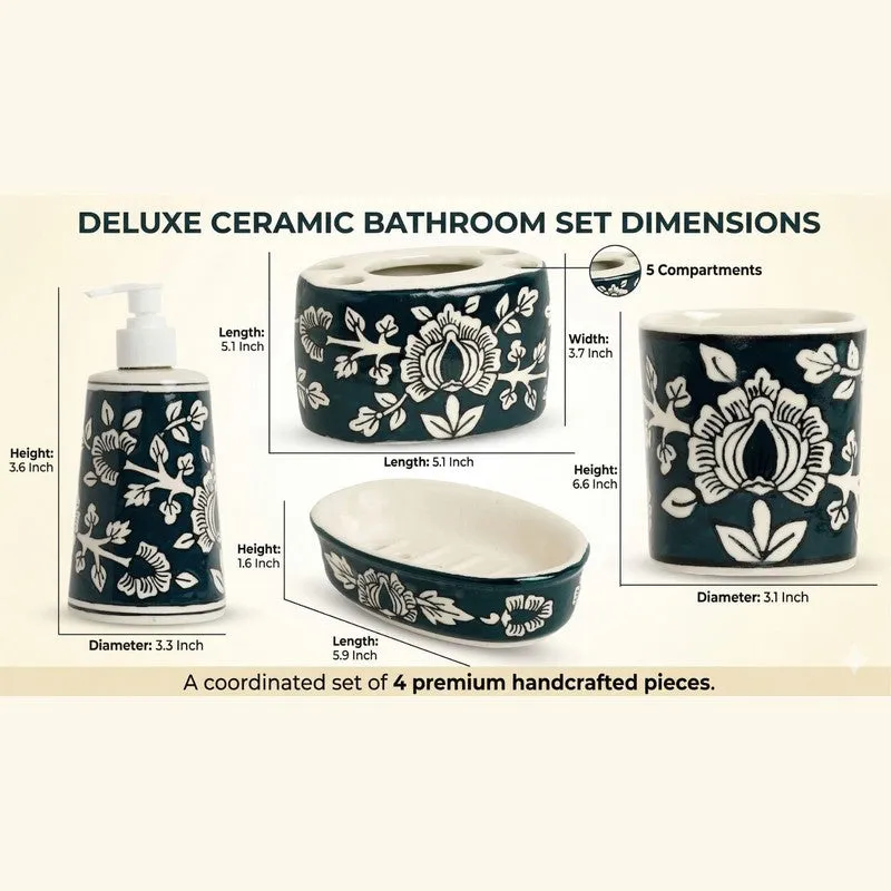 Ceram Nest Ceramic Bathroom Set - Four Piece Set media 7