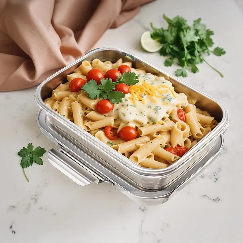 Dura Pack Stainless Steel Oven Safe Tiffin Box - 850 mL media 5