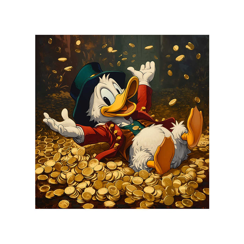 Scrooge McDuck Poly Canvas Wall Painting media 5