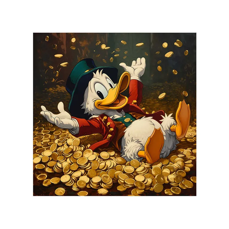 Scrooge McDuck Poly Canvas Wall Painting media 5