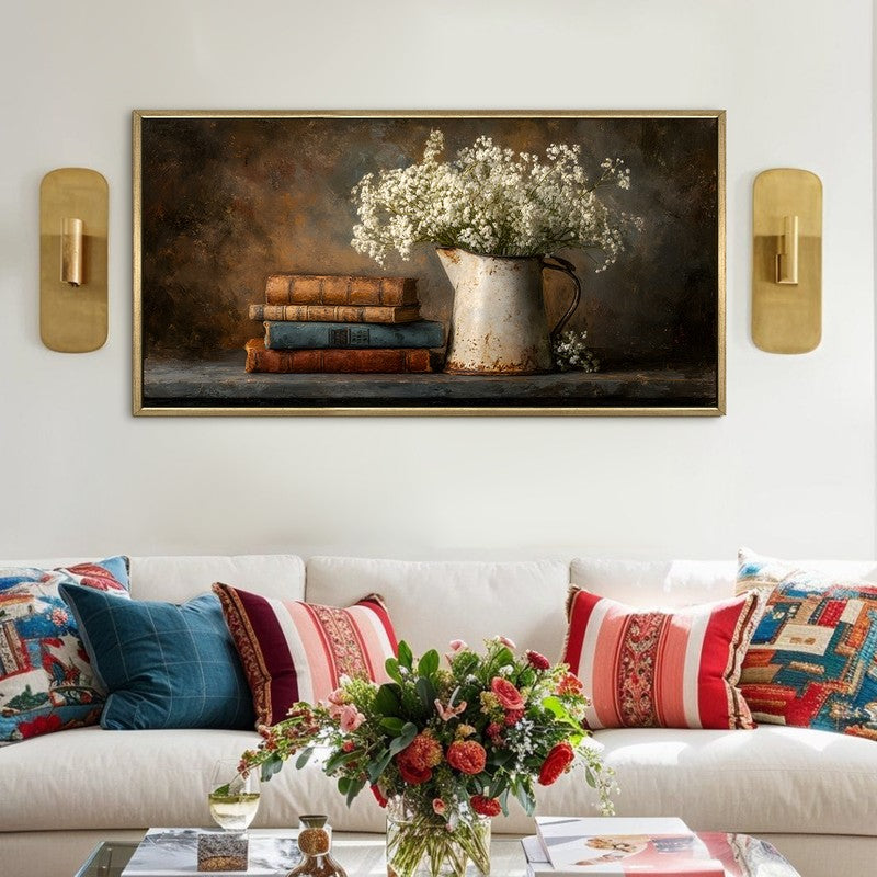 Rustic Lullaby Canvas Wall Painting With Frame