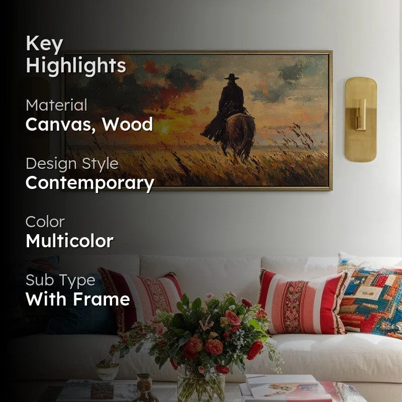 Driftpath Canvas Wall Painting With Frame media 2