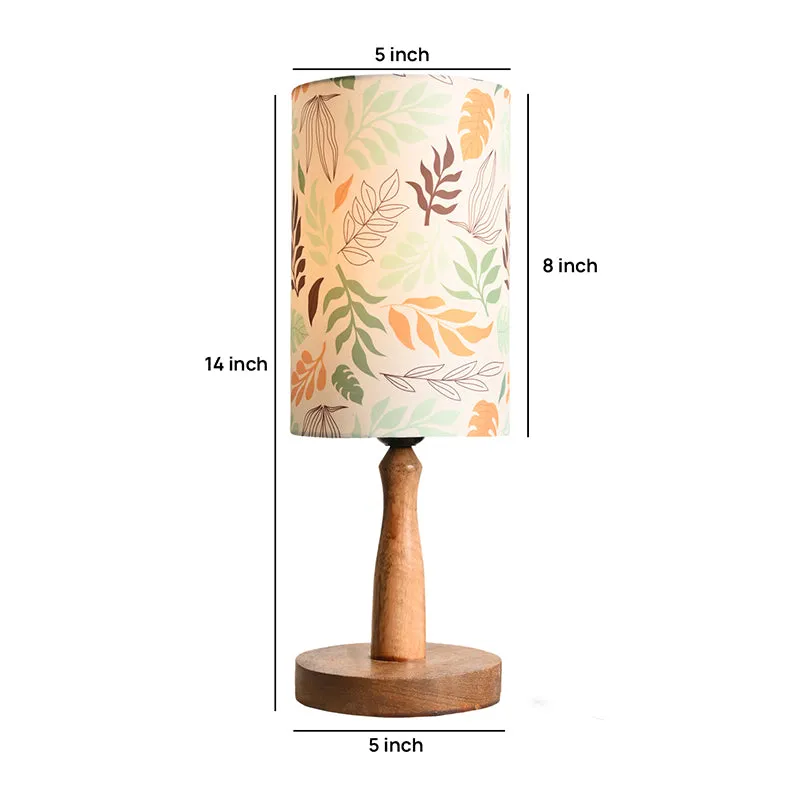 Autumn Fern Fabric Table Lamp - Multicolor media 6
