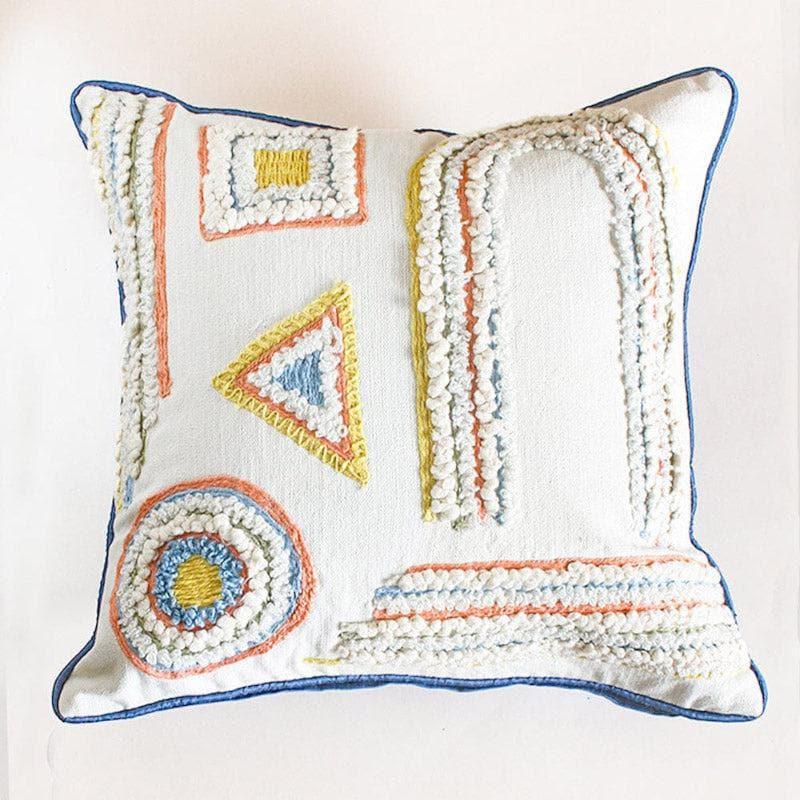 Amos Embroidered Cushion Cover media 2