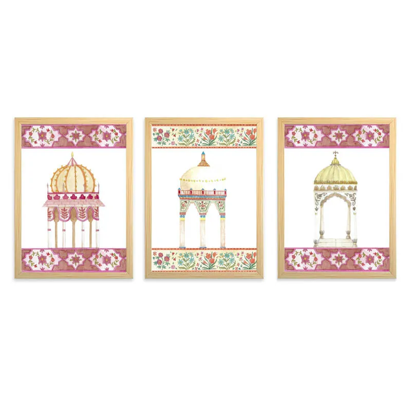 Mahal Dua  Wall Art - Set Of Three media 4