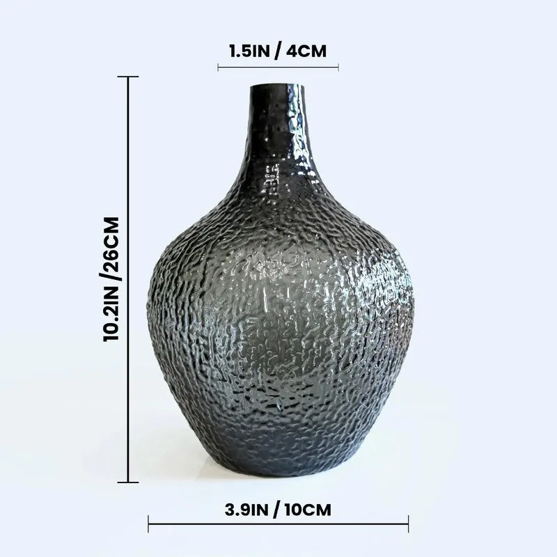 Stonewave Glass Vase - Black media 7
