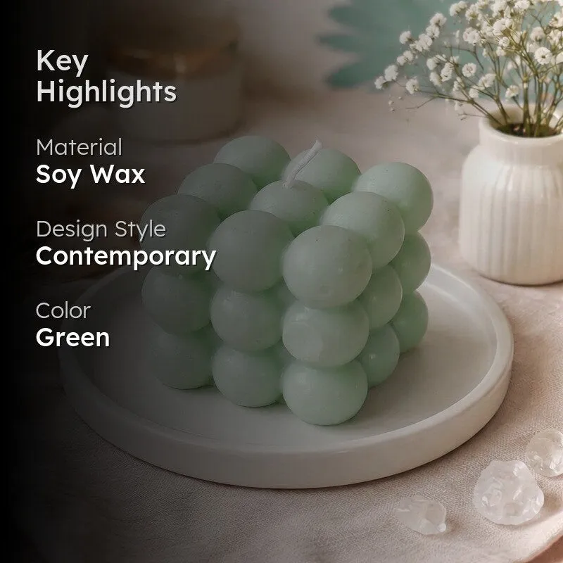 SpheriStack Soy Wax Candle - Mint media 2