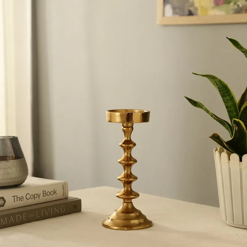 Classic Column Candle Holder - Gold media 3