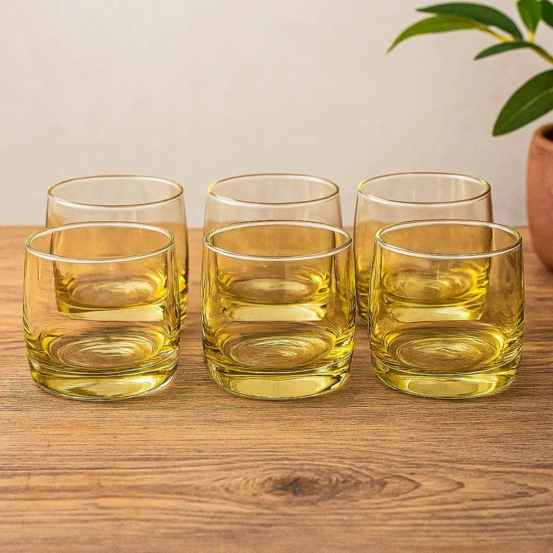 Mackensi Gold Whiskey Glass (315 mL) - Set Of Six media 3