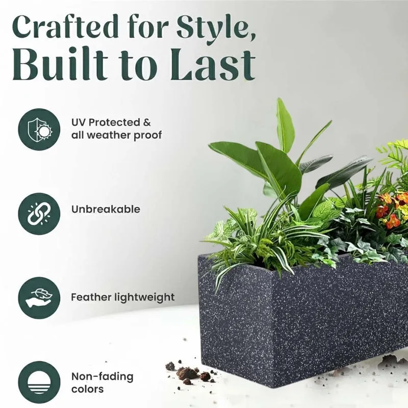 FloraEdge Planter - Black media 5