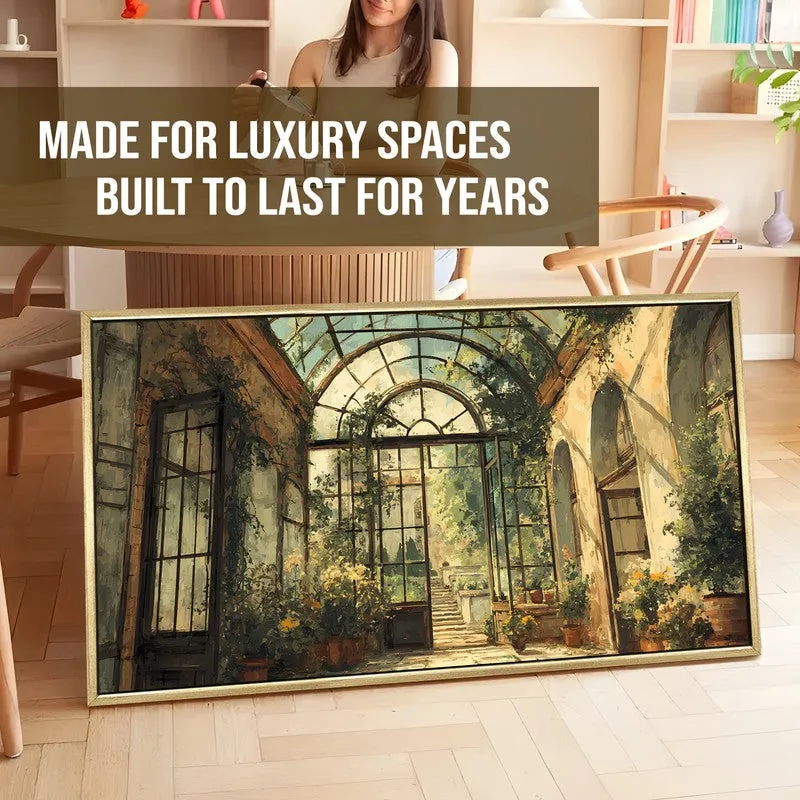 Vintage European Glass Conservatory Wall Art media 5