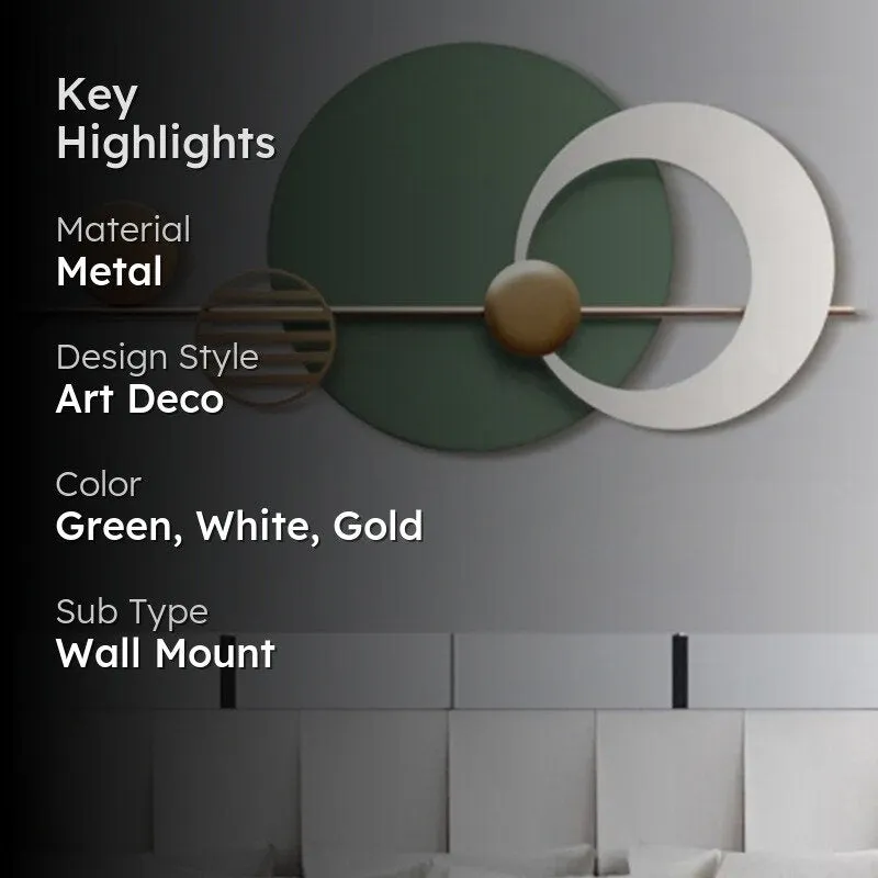 Nordic Noble Modern Metal Wall Accent media 2