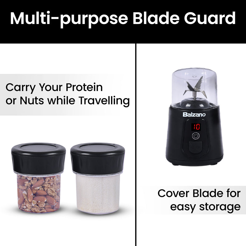Balzano Wireless Travel Blender - Black media 6