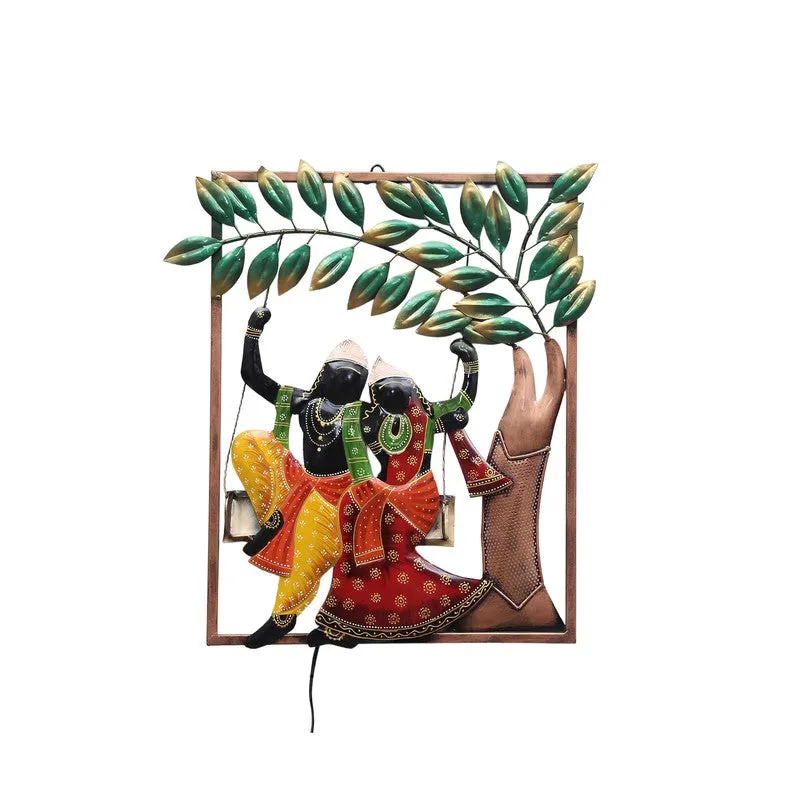 Radha Krishna LED Iron Wall Accents media 4