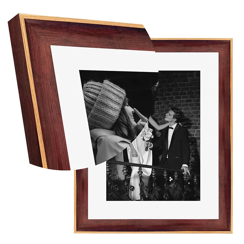 Treega Charm Photo Frame (Brown) - Set Of Four media 4