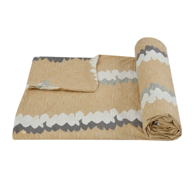 Muted Rhythm Cotton Duvet Cover - 210 TC media 6