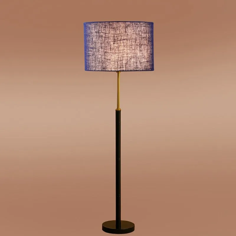 Horizon Curve Wooden Floor Lamp - Blue media 6