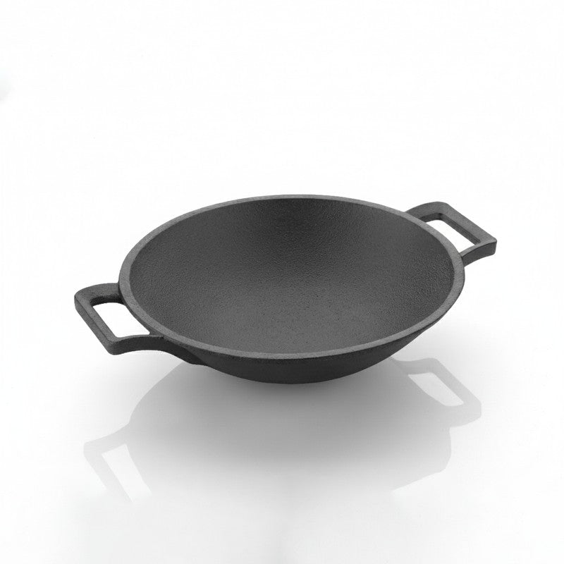 Wokline Cast Iron Shallow Kadhai - 2000 mL media 3