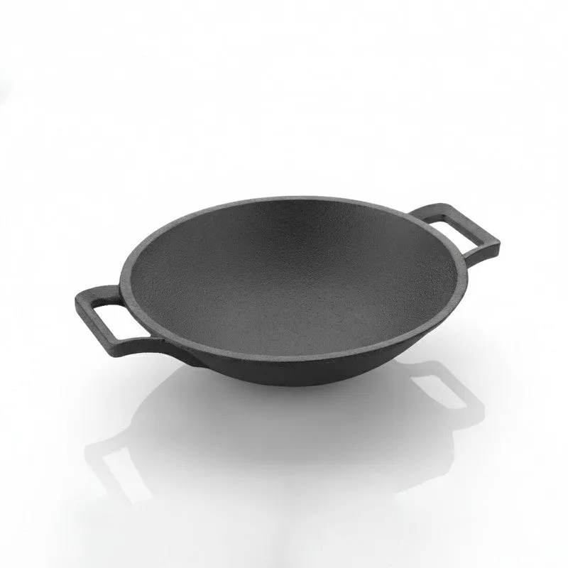 Wokline Cast Iron Shallow Kadhai - 2000 mL media 3