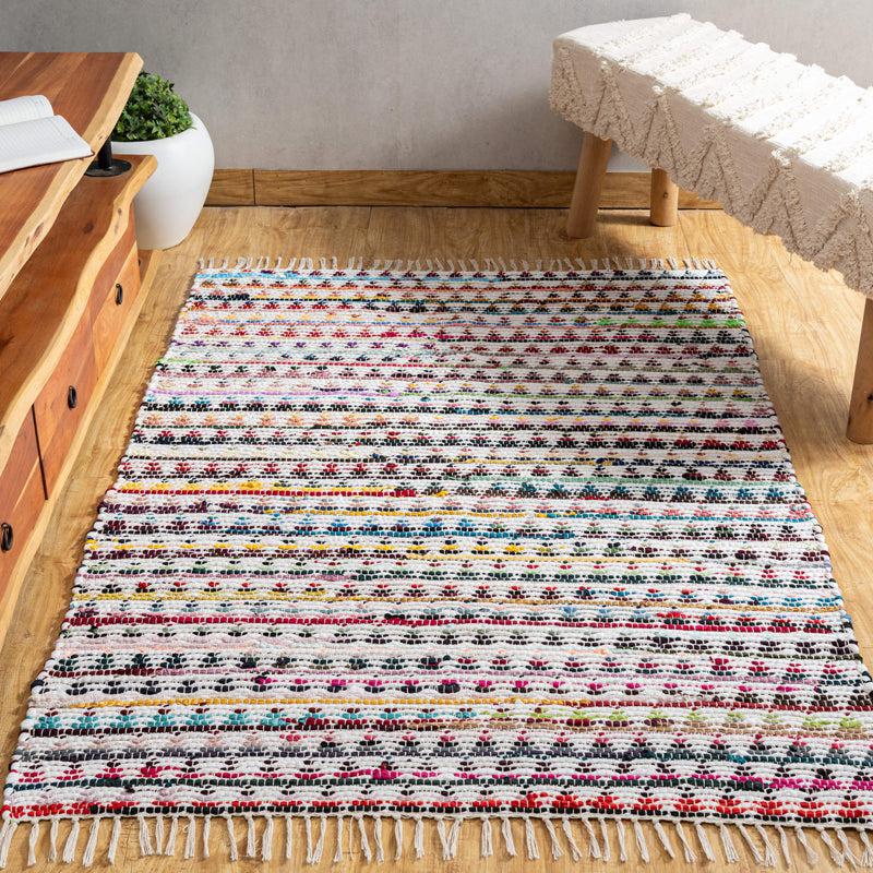 Ceres Hand Woven Cotton Rug media 3