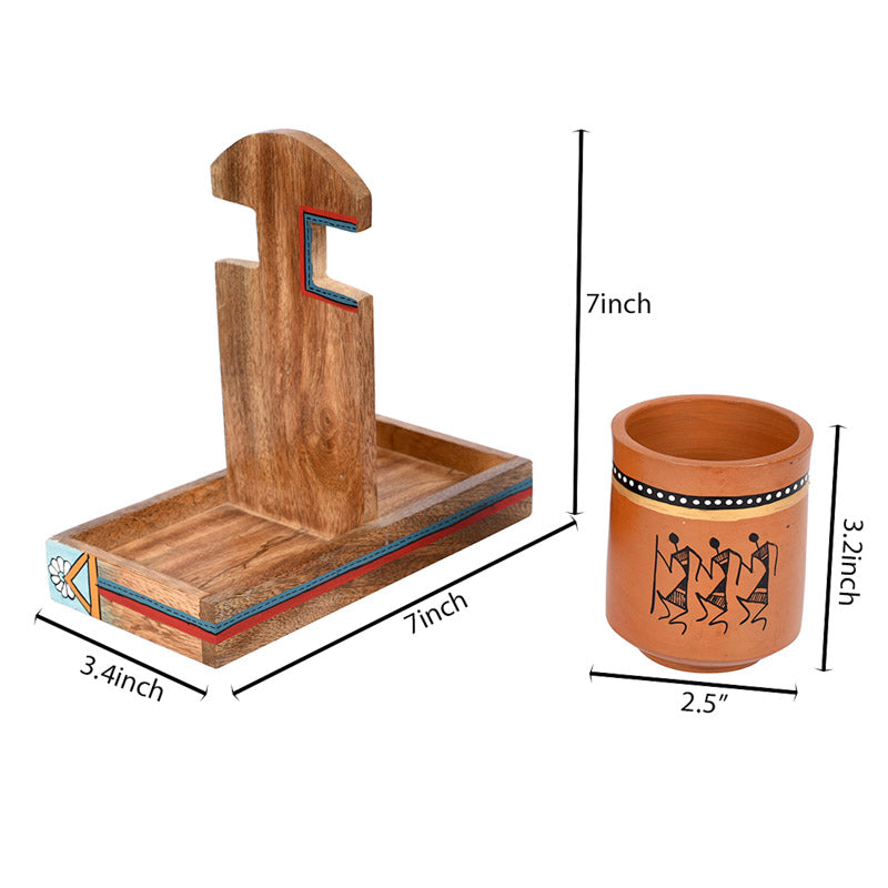 Mishka Khulhad With Holder (175 ML) - Three Piece Set media 7