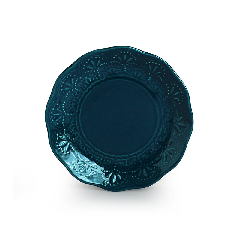 Forest Fern Ceramic Quarter Plate - Set Of Four media 4