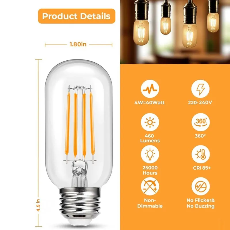 LumaCage Vintage 4W Bulb media 7